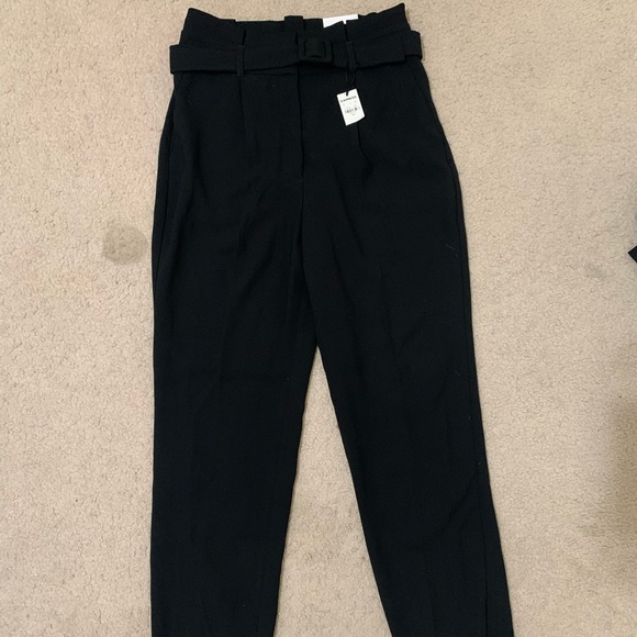 Express Pants - Express Belted Ankle Dress Pants